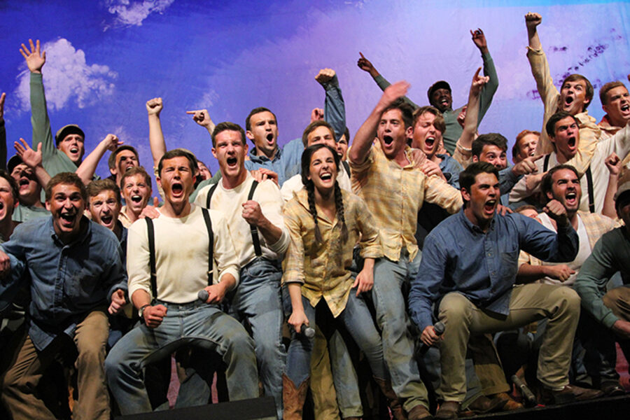 Phi Kappa Chi All-University Sing act